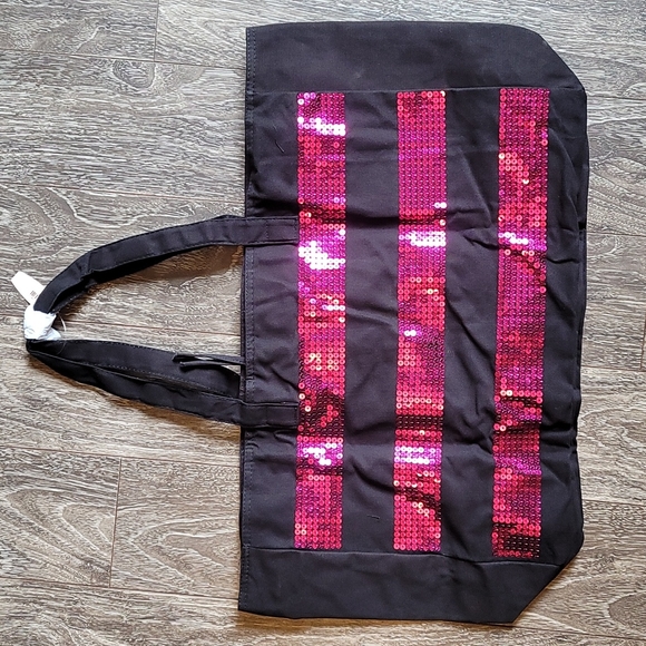NEW Victoria's Secret Sequin Tote Bag - Picture 6 of 10